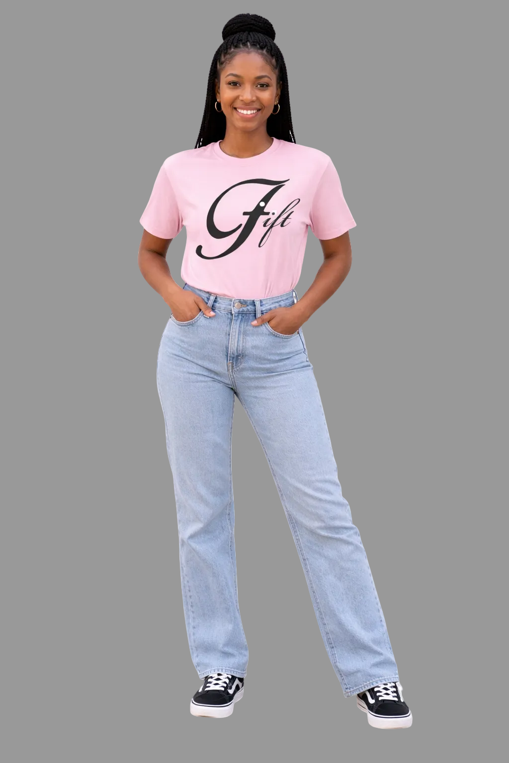 Pink Classic Logo Short-Sleeve T-Shirt
